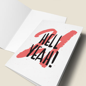 '21 Hell Yeah!' 21st Birthday Card, 4 of 4