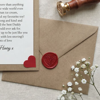 Letter To Daddy Keepsake Card, 6 of 7
