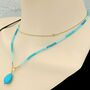 Amelia Gold Plated Choker Necklace, thumbnail 5 of 6
