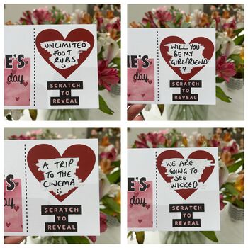 Valentine's Day Scratch Off Voucher, 2 of 5