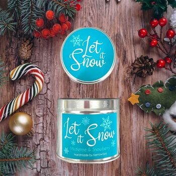 Let It Snow Candle Tin, 2 of 3