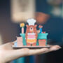 Personalised Bear Birthday Pop Out Card, thumbnail 1 of 5
