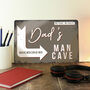 Personalised Man Cave Metal Sign, thumbnail 1 of 3