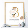 Blessed Is She Who Believed Personalised Print, thumbnail 3 of 4