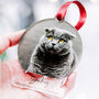 Personalised Pet Cat Memorial Hanging Bauble Decoration, thumbnail 1 of 10