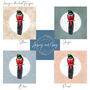 Large Tailed Trogon Moon Art Print – Vintage Japandi Style – Range Of Colours, thumbnail 2 of 6