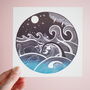 Guided By The Stars Greetings Card, thumbnail 3 of 3