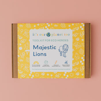 Children's Eco Activity Box: Majestic Lions, 2 of 11