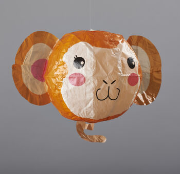 Monkey Paper Balloon Greeting Card, 4 of 4