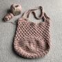 Sustainable Cotton Market Bag Crochet Kit, thumbnail 1 of 6