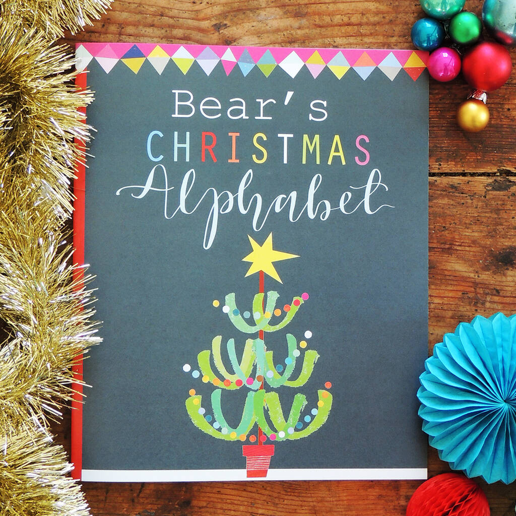 Personalised Christmas Alphabet Book, 1 of 12