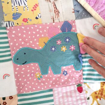 Memory Blanket Gift, Cot Size, 1st Birthday Keepsake Gift, 4 of 12