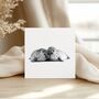Seal Cubs Hand Drawn Greeting Card, thumbnail 3 of 6