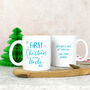Personalised First Christmas As An Uncle Mug, thumbnail 2 of 3