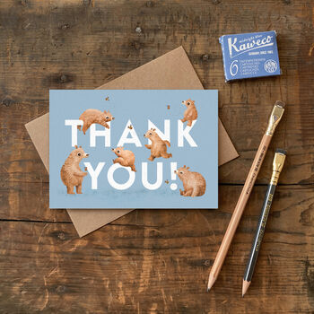 Animal Thank You Card Bundle Pack Of Six, 3 of 12