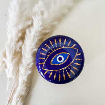 Natural Olive Oil Soap With Evil Eye Tin Gift Box, 5 of 11