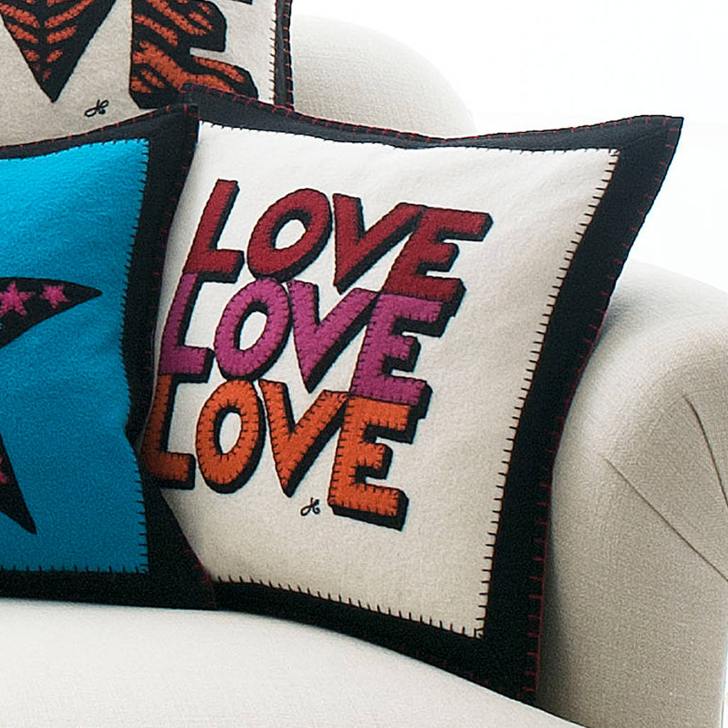 Love, Love, Love Cushion, 1 of 2