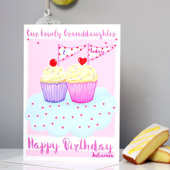 Personalised Cupcake Relation Birthday Card, 4 of 10