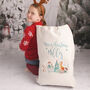 Personalised Animal Friends Christmas Gift Sack, thumbnail 1 of 2