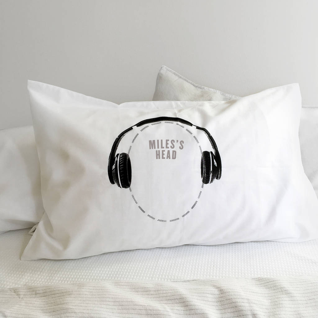Headphones Pillowcase For Music Lovers Headcase Range, 1 of 12