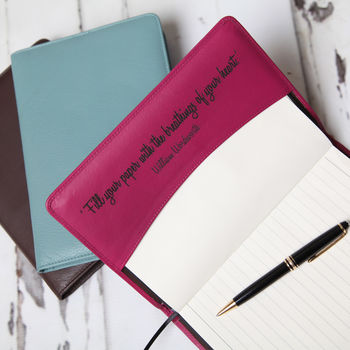 Personalised Leather Journal And Pencil Case Gift Set, 3 of 12