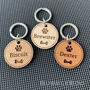 Personalised Wooden Round Pet ID Tag, thumbnail 1 of 8