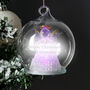 Personalised Christmas Message LED Angel Bauble, thumbnail 2 of 5