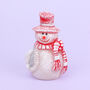 G Decor Festive Jolly Snowman Candle, thumbnail 2 of 3