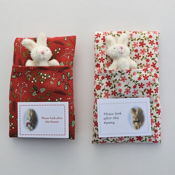 Christmas Bunny In Bed Stocking Filler, 3 of 4