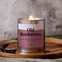 Old Bookstore Wood Wick Candle For Reading Book Lovers, thumbnail 1 of 7