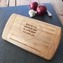 Personalised Valentine Gift Chopping Board, thumbnail 5 of 6