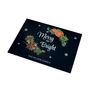 Personalised Christmas Floral Glass Worktop Saver, thumbnail 5 of 5