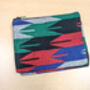 Nepali Dhaka Handwoven Pouch, Fair Trade Bold Colours, thumbnail 1 of 7