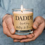 Fathers Day Personalised Candle, thumbnail 1 of 6