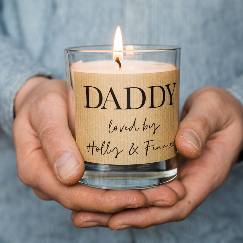 Fathers Day Personalised Candle, 1 of 6