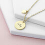 Personalised Summer Style Heart And Disc Necklace, thumbnail 7 of 9