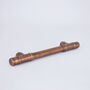 Aged Copper Vintage Pull T Bar, thumbnail 4 of 4