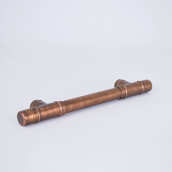 Aged Copper Vintage Pull T Bar, 4 of 4