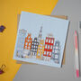 Amsterdam Skyline Greetings Card, thumbnail 1 of 2