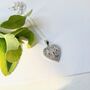 Sterling Silver And 9ct Plated Heart Necklace, thumbnail 4 of 4