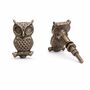 Vintage Brass Owl Perch Drawer Knob, thumbnail 1 of 8