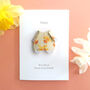 Personalised Birth Flower New Baby Origami Card, thumbnail 5 of 7