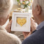 Personalised 50th Wedding Anniversary Gift Heart, thumbnail 1 of 7