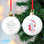 Personalised Tiny Tatty Teddy 'My 1st Christmas' Bauble, thumbnail 2 of 3