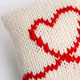 Valentines Blanket And Cushion Cover Easy Knitting Kit, thumbnail 4 of 10