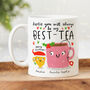 'Auntie My Best Tea' Personalised Christmas Mug, thumbnail 1 of 2