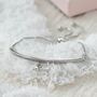 Silver Crystal Star Drawstring Bracelet In Personalised Gift Box, thumbnail 2 of 6