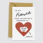 'To My Fiance' Valentines Scratch Card/Three Colours, thumbnail 3 of 4