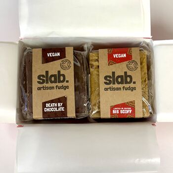 Valentine’s Four Slab Vegan Fudge Gift Box, 2 of 7