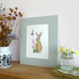 Hare And Bell Heather A5 Giclee Fine Art Print, thumbnail 10 of 11